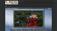 Desktop Screenshot of pro-video-productions.com