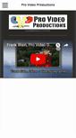 Mobile Screenshot of pro-video-productions.com